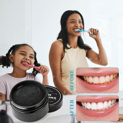 POLVO NEGRO PARA BLANQUEAR LOS DIENTES