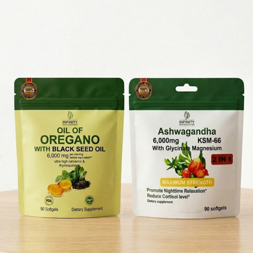 COMBO BIENESTAR INTEGRAL (OREGANO+ASHAWAGANDHA)
